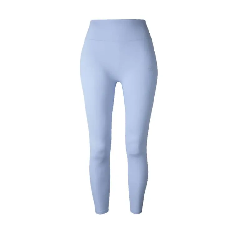 Barrel Fit Womens Plain 8.5" Leggings-ZEN BLUE