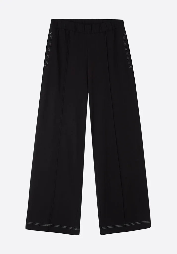 Bowie Wide Leg Trouser In Black