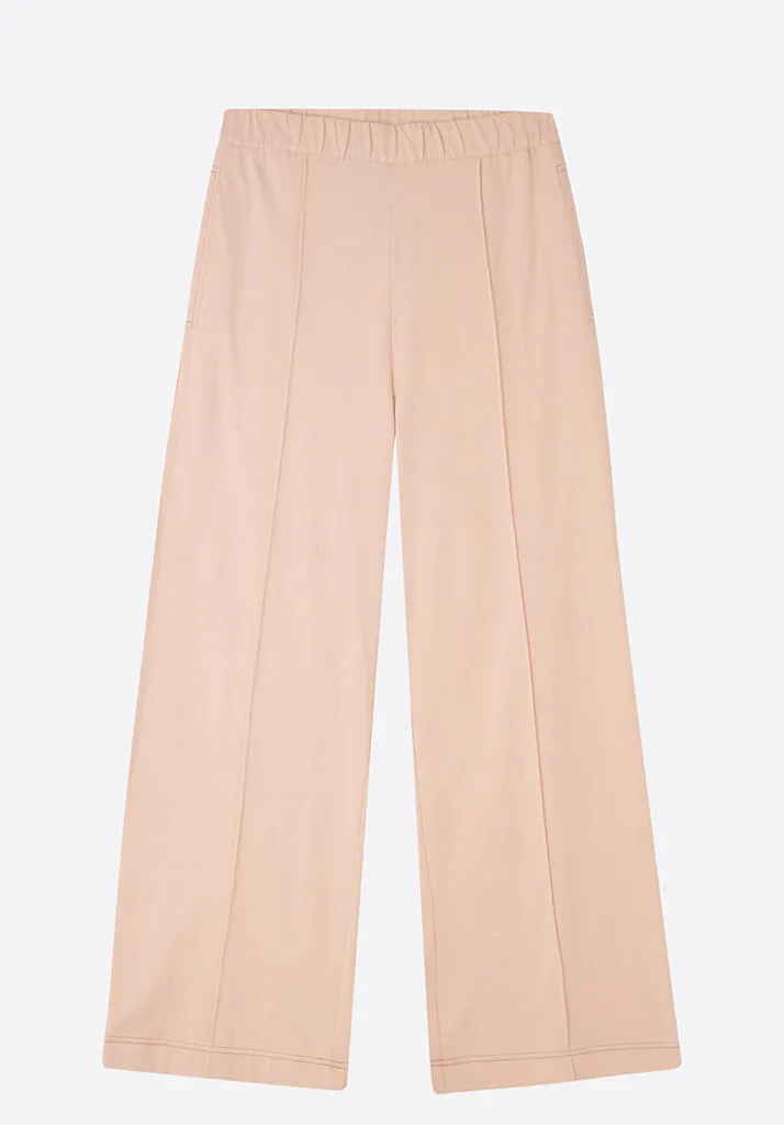 Bowie Wide Leg Trouser In Pink