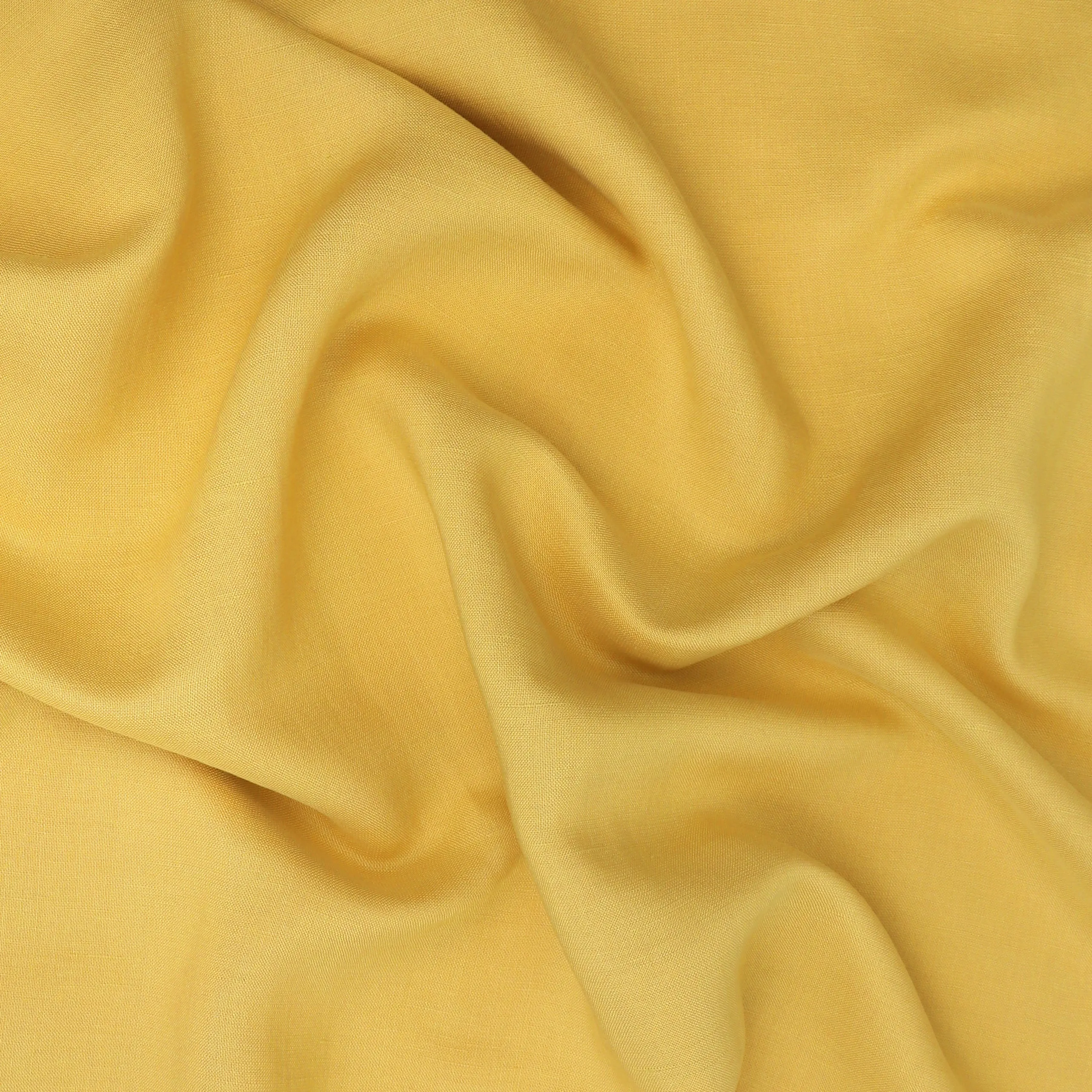 Deadstock Viscose Linen - Buttercup Yellow