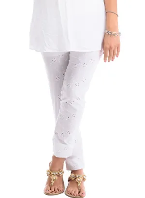 Embroidered Maternity Cotton Pant