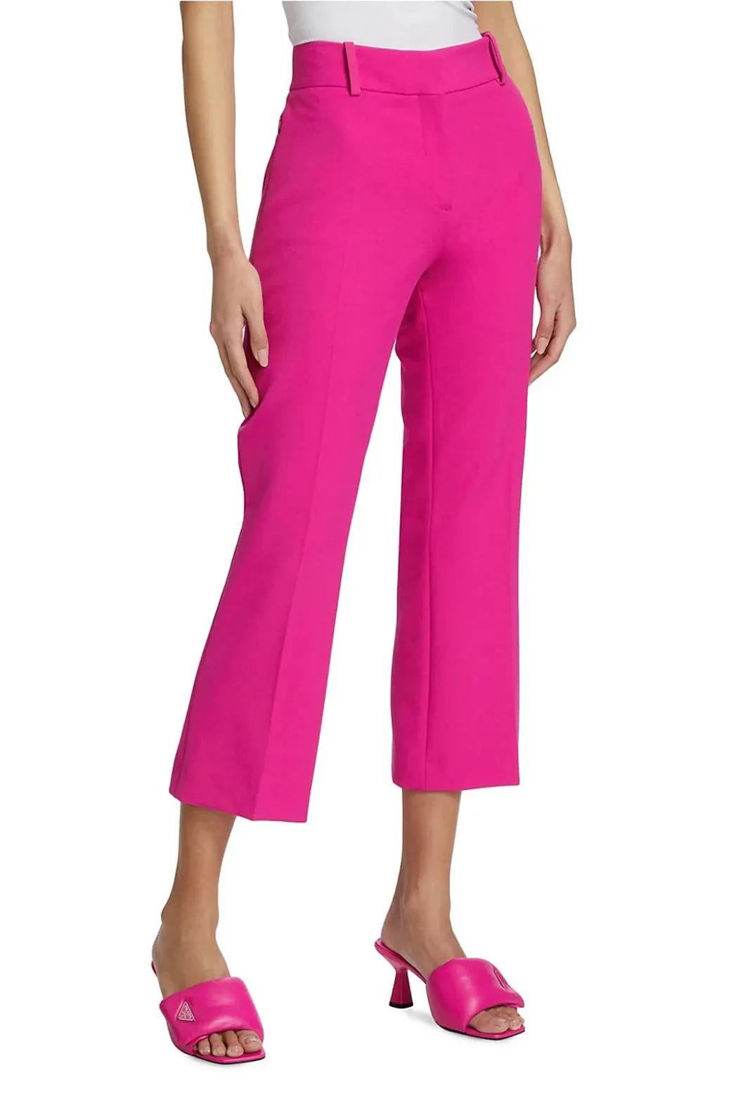 Frame - Le Crop Mini Boot Trouser Fuchsia