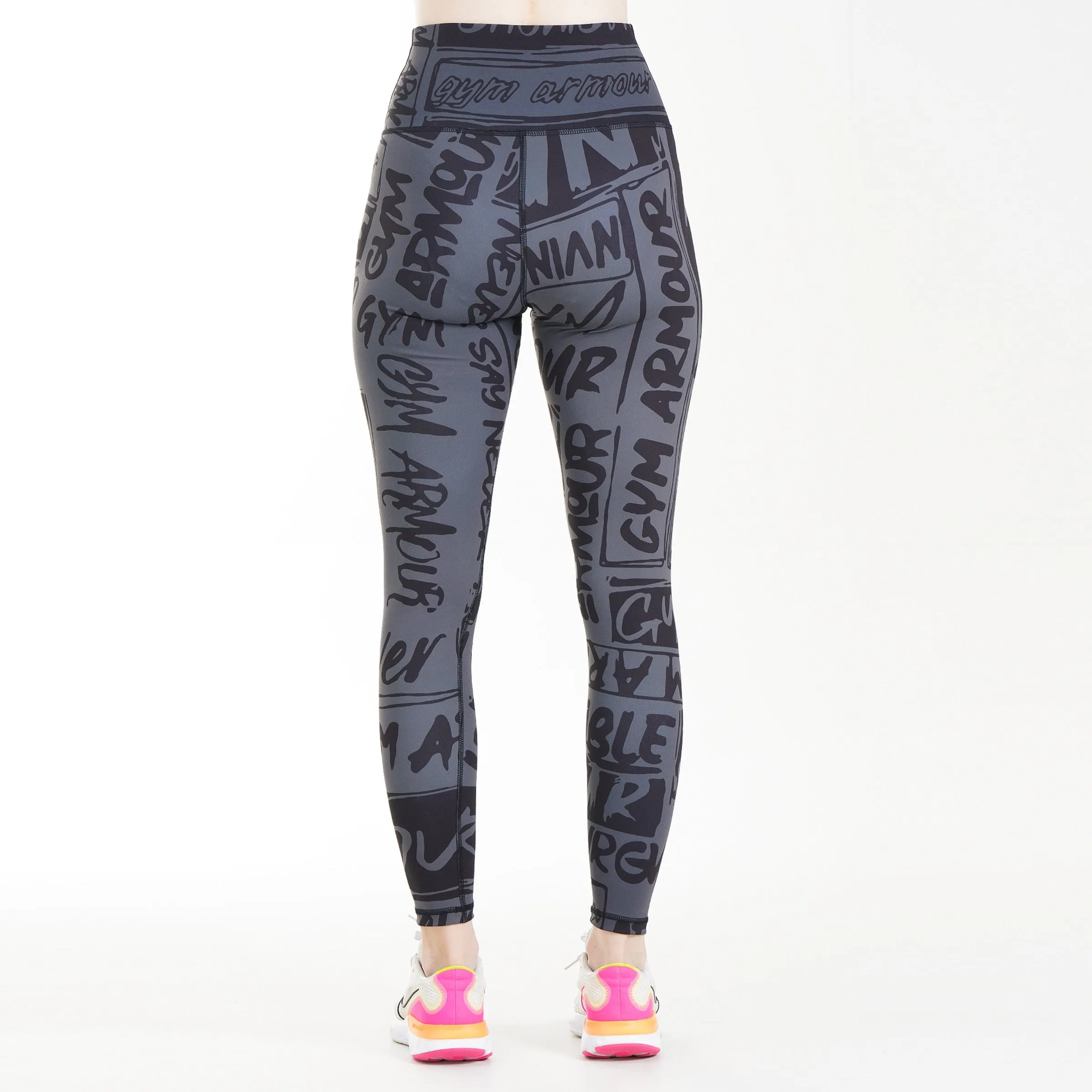 GymArmour Textured Leggings (Grey)