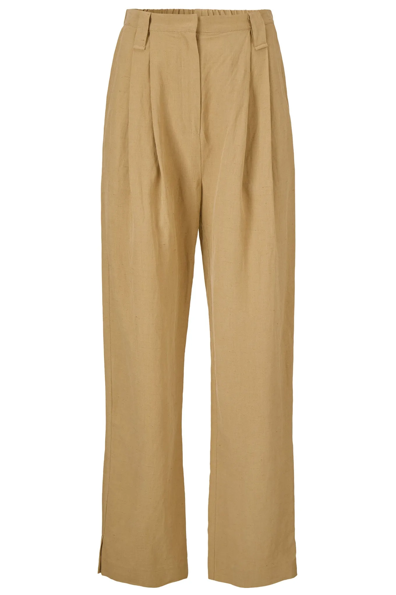 HARRY PANTS - DESERT SAND - SILK/LINEN