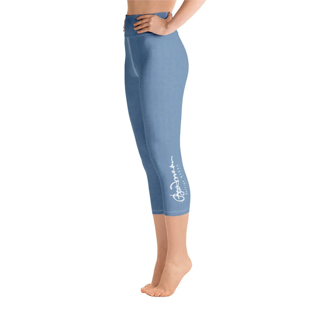 Lapis Space Yoga Capri Leggings