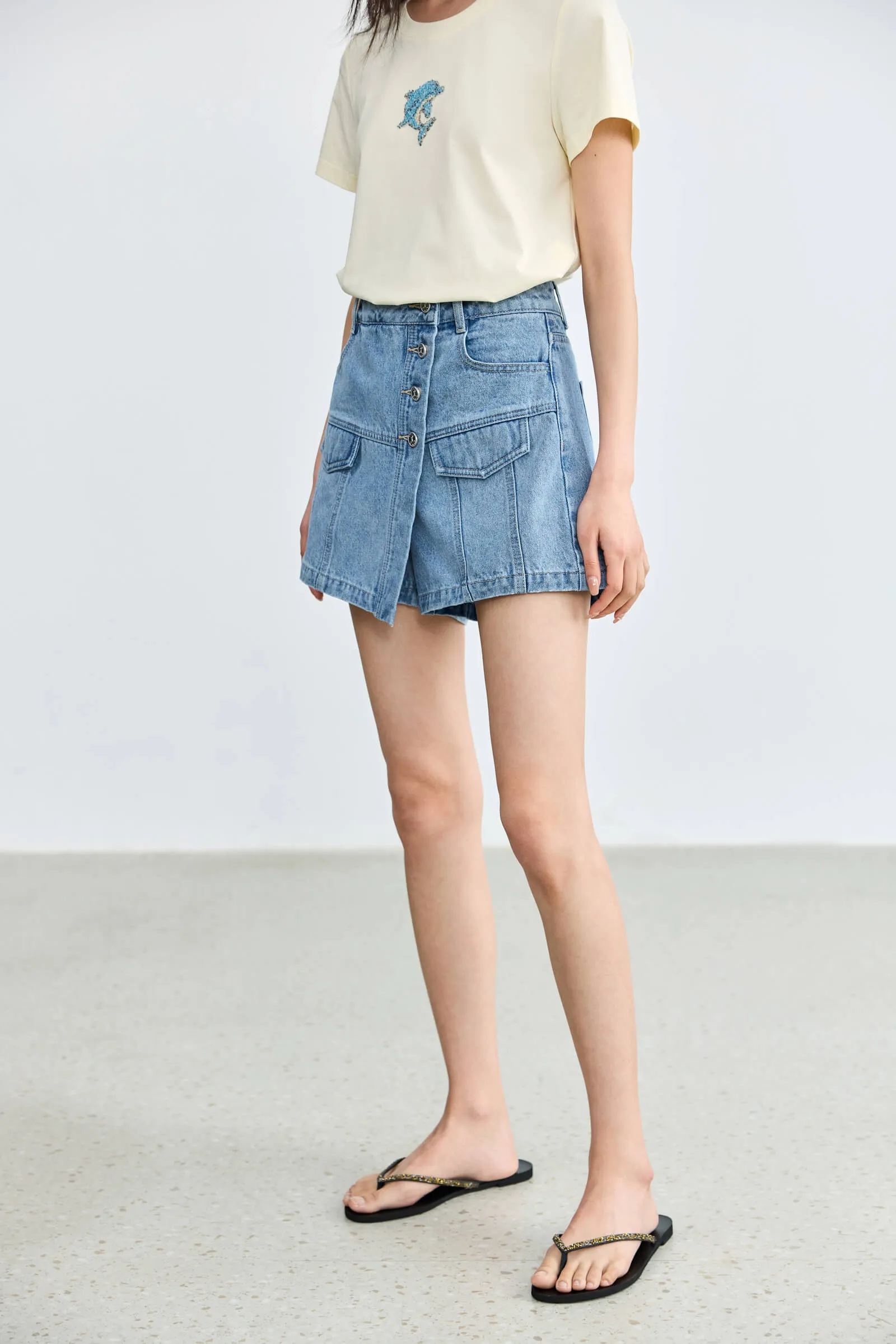 LILY Fashion Skirt Pants Denim Shorts