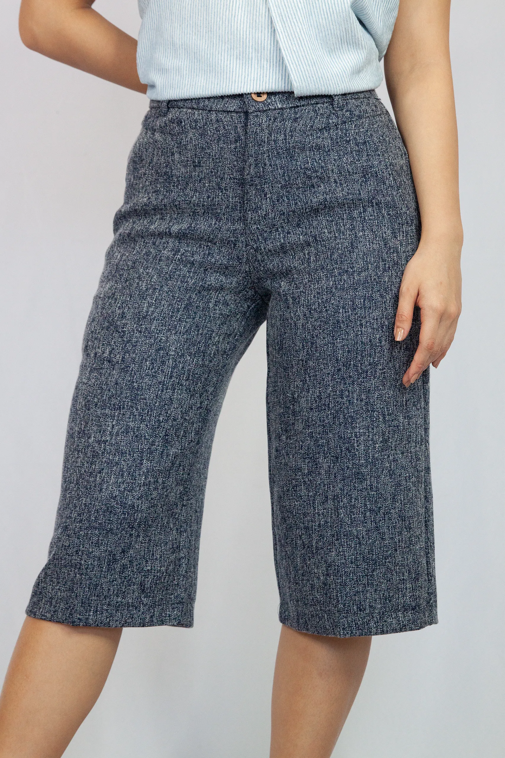 Linen Culotte Pants