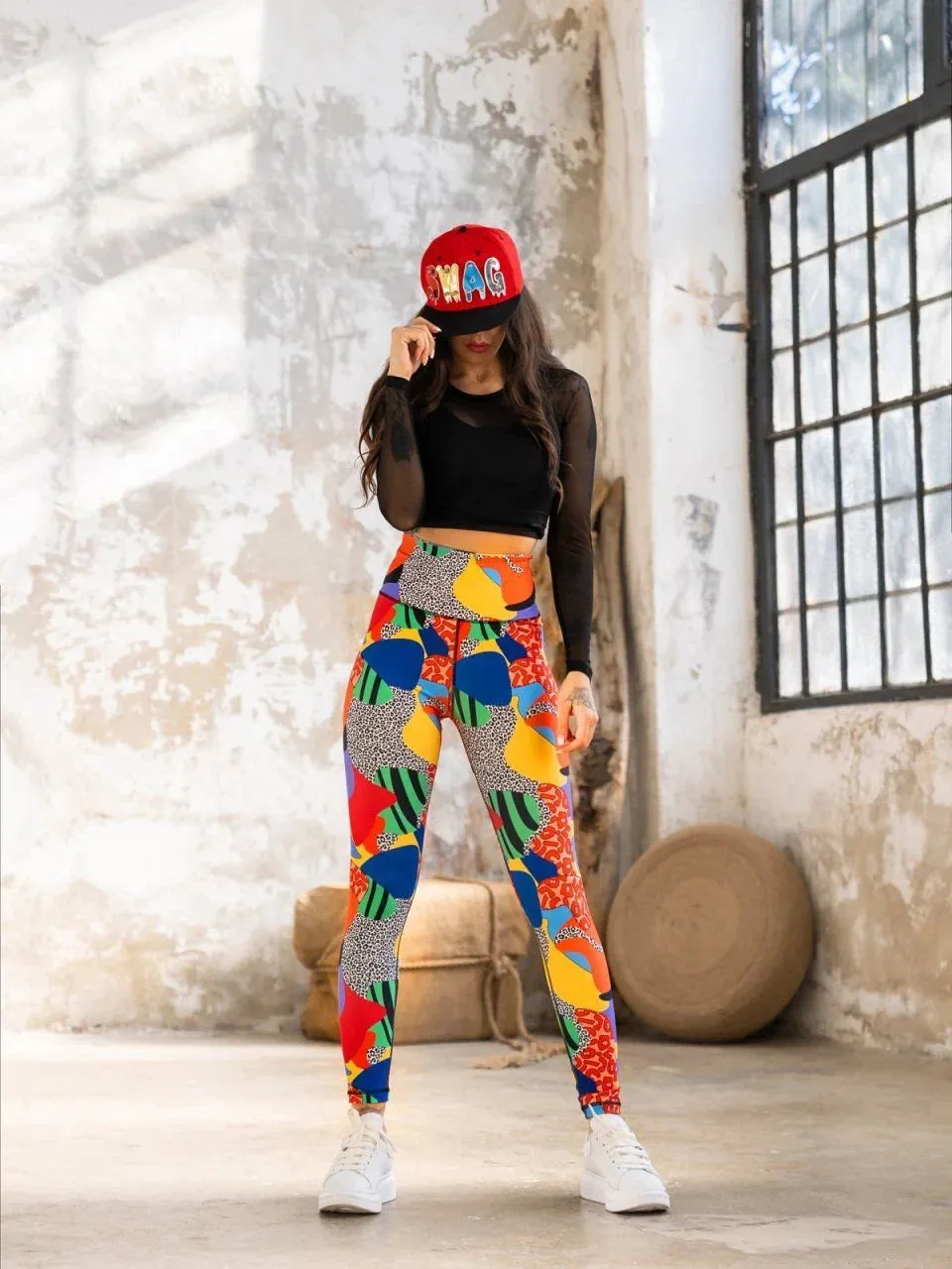 Lismina Extra High Waist Leggings Fantasy Art