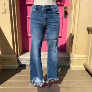 Liverpool crop flare jeans size 4