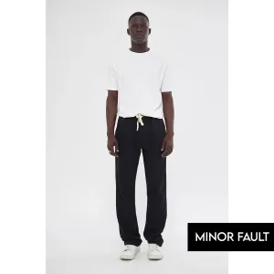 (Minor Fault) Black Relaxed Fit Trousers