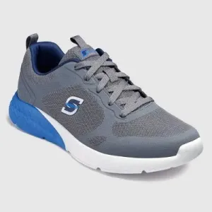 Open Box - S Sport By Skechers Men's Troy Sneakers - Gray/Blue 10.5