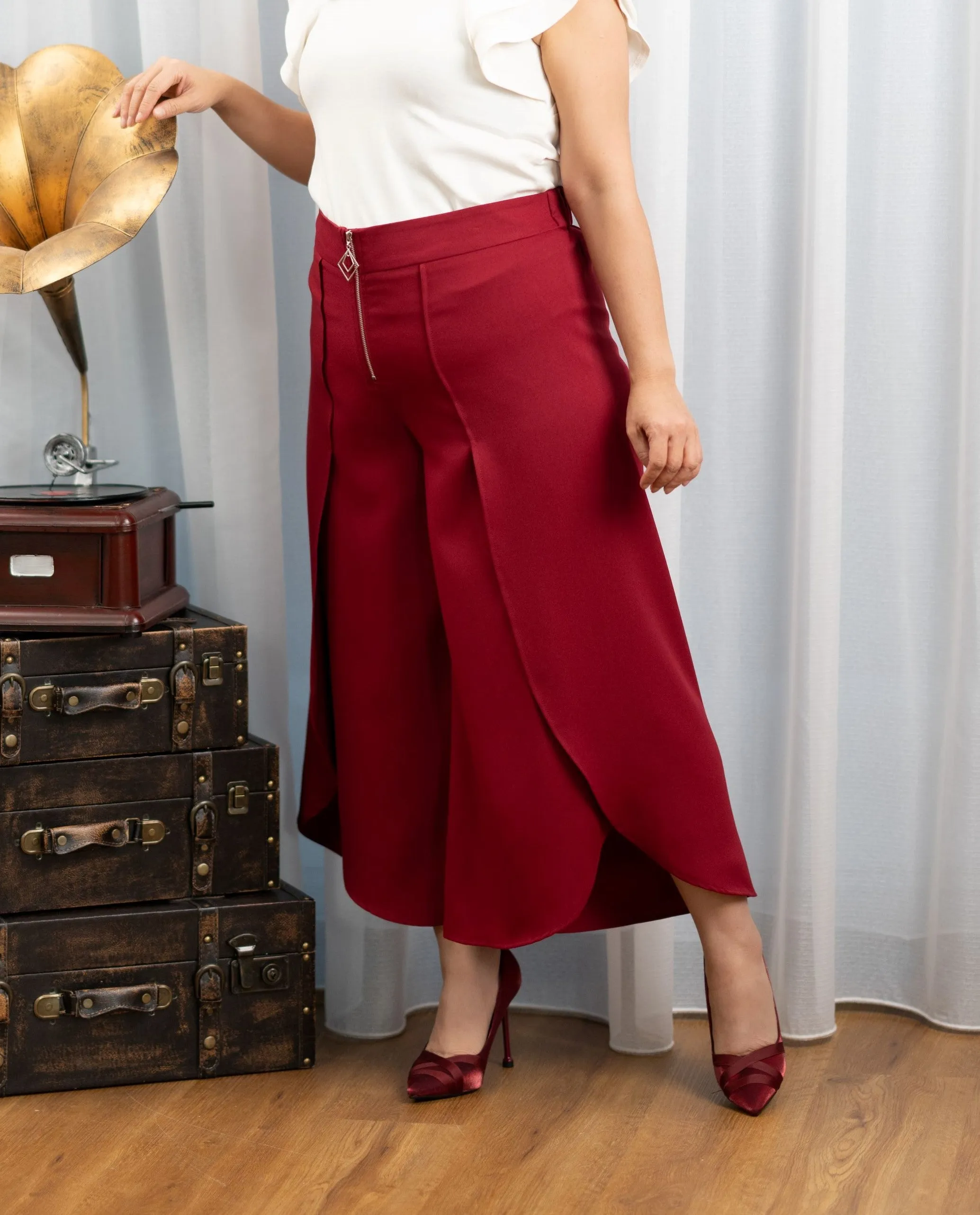 Open Cut Panel Culottes