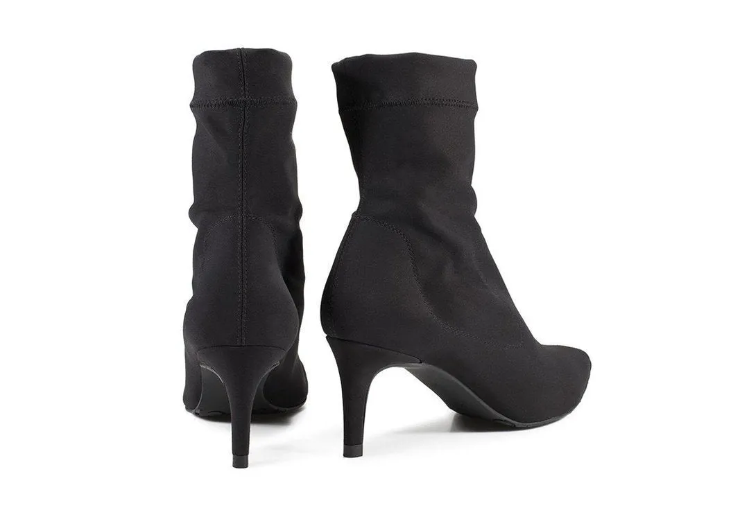 PEDRO GARCIA - Erlinda 2-Way Stretch Booties in Black