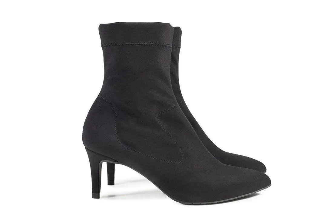 PEDRO GARCIA - Erlinda 2-Way Stretch Booties in Black