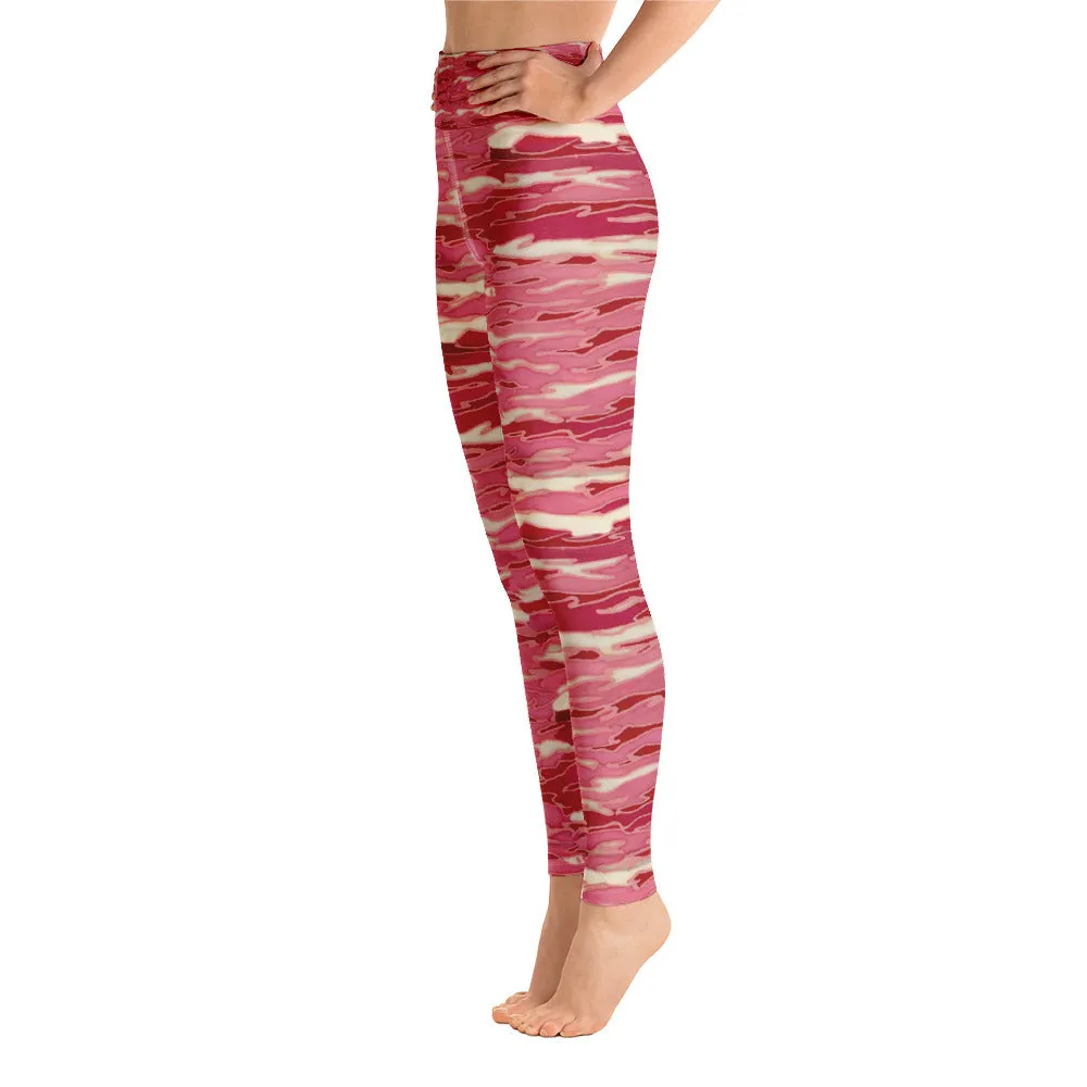 Pink Camouflage Lava Yoga Leggings