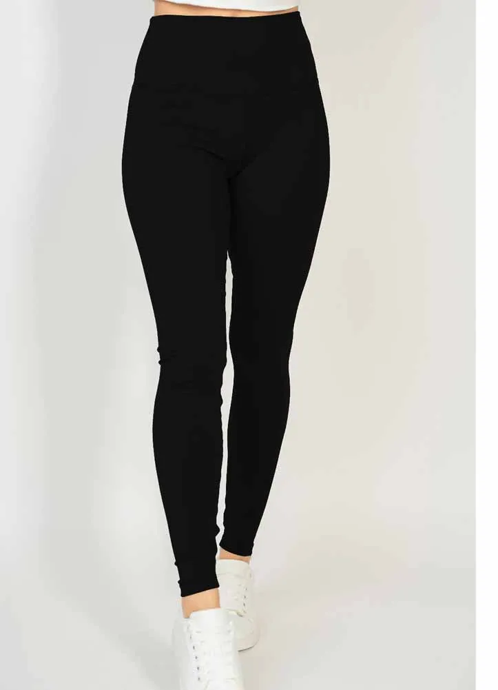 Plus High Waist Legging in Black White Birch