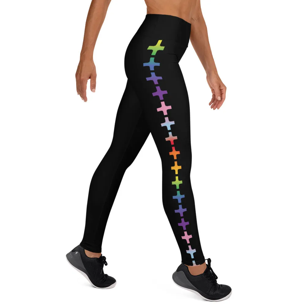 Rainbow   Love Women's Yoga Leggings