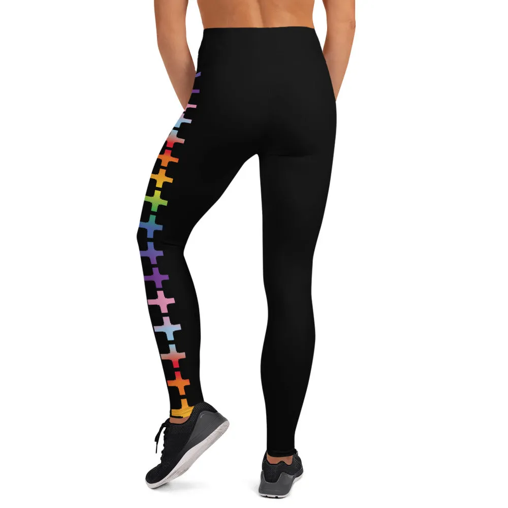 Rainbow   Love Women's Yoga Leggings