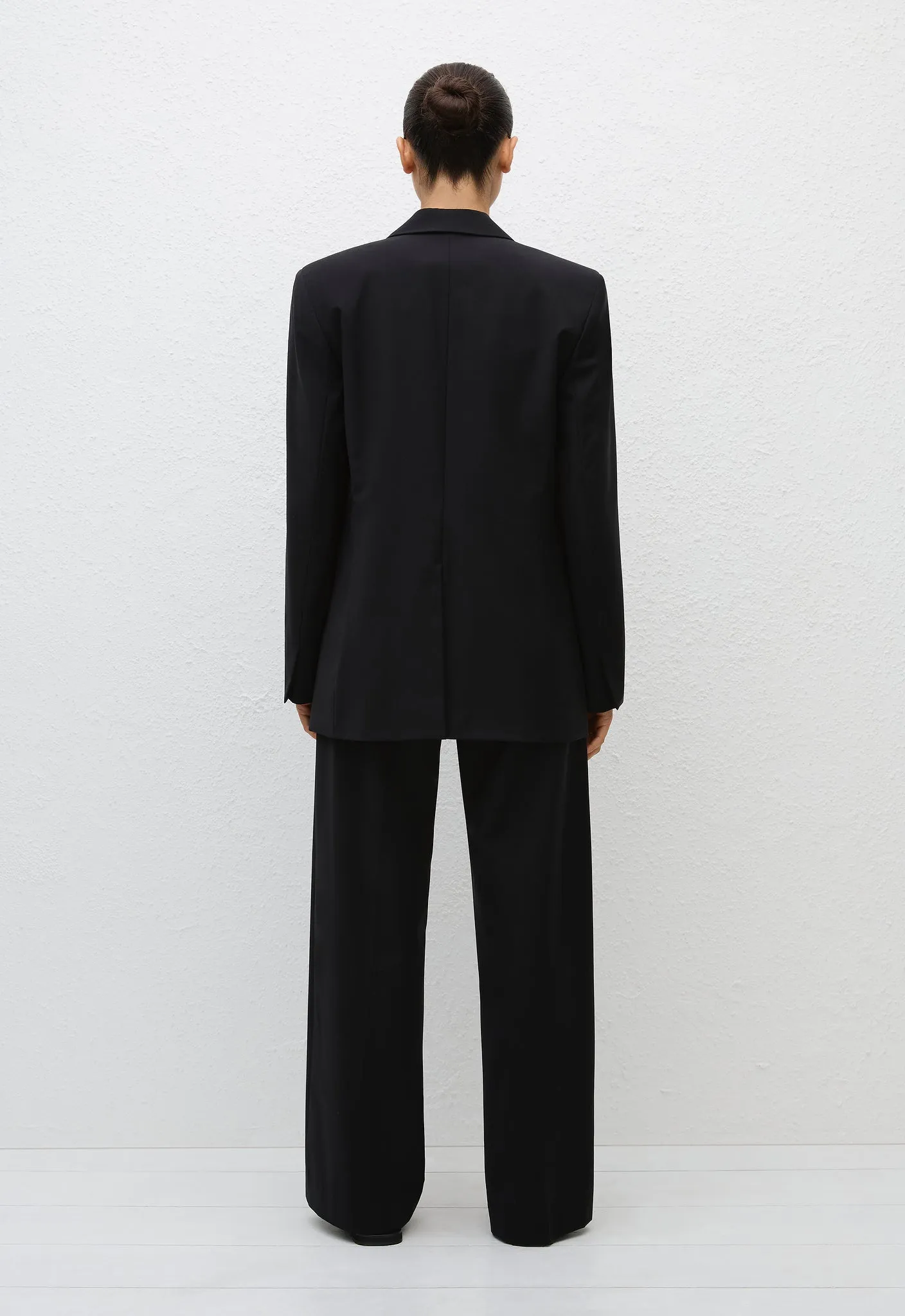 Relaxed Tailored Blazer - Black