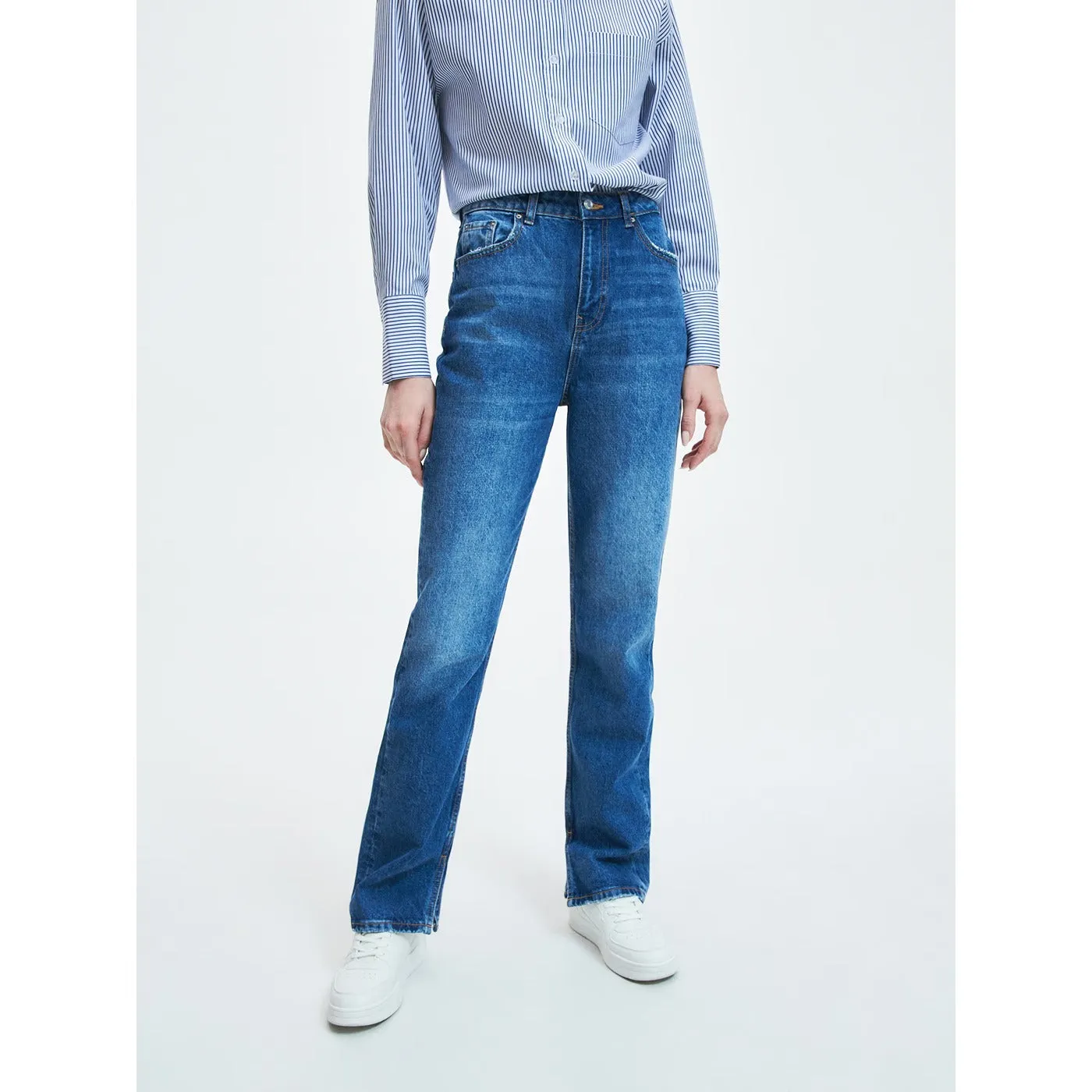 RSVD Straight Split Hem Jeans