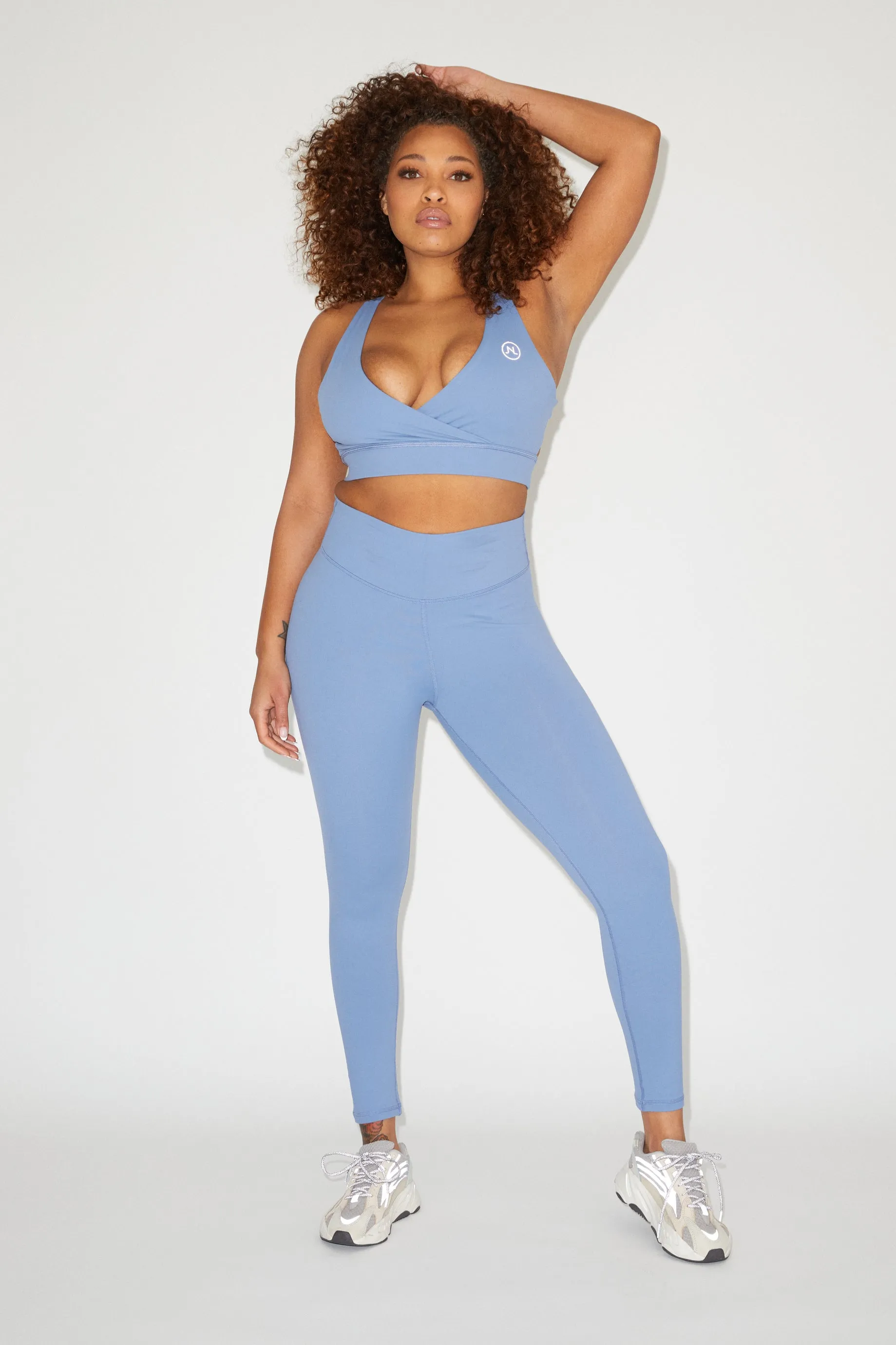 Ruched Set (Baby Blue)