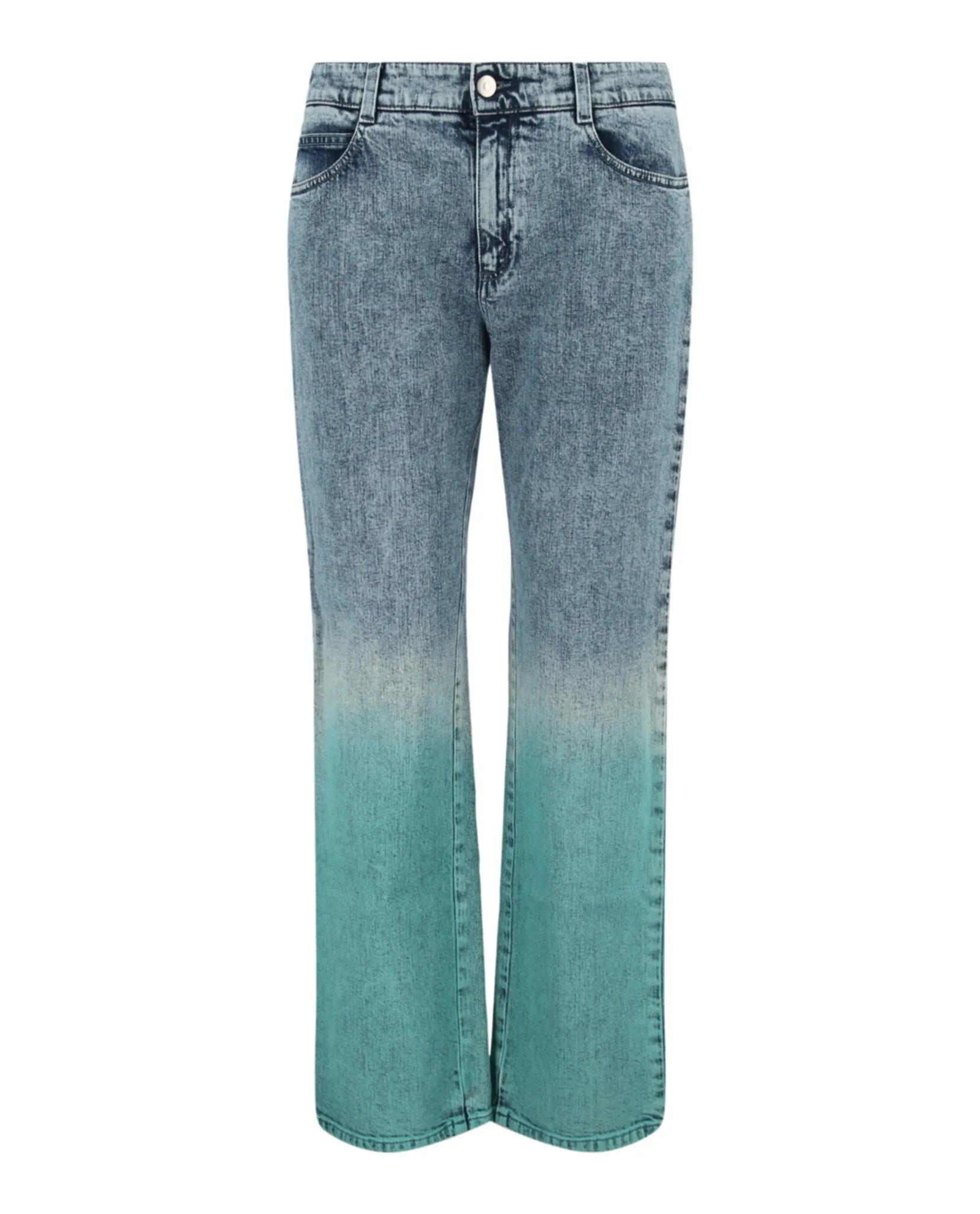 Stella McCartney Degraded Blue Shaded Jeans