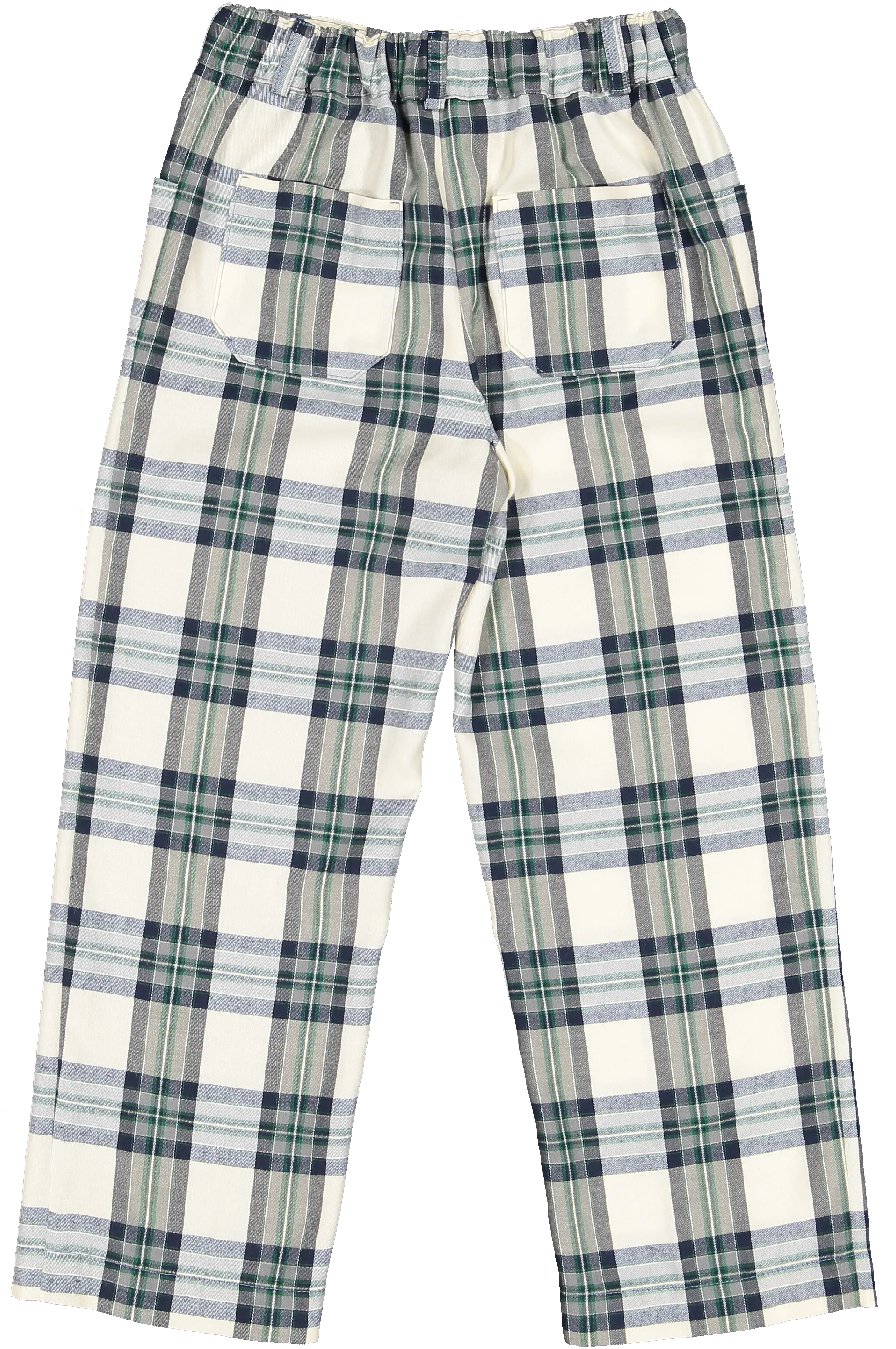 Stone Tartan Trousers