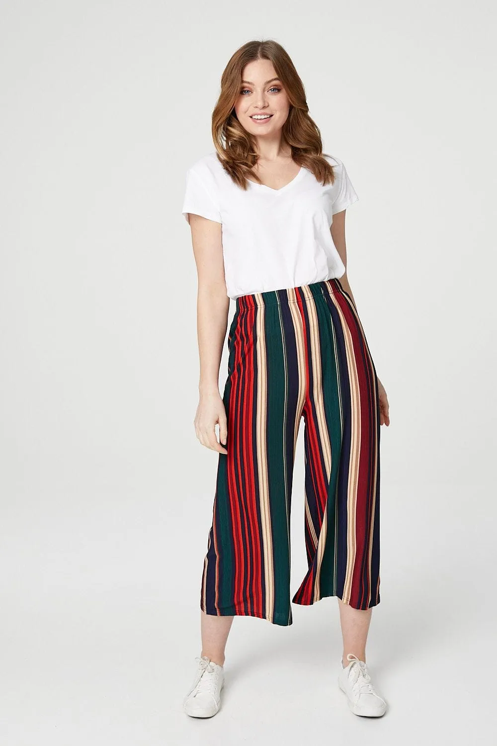 Striped Culottes