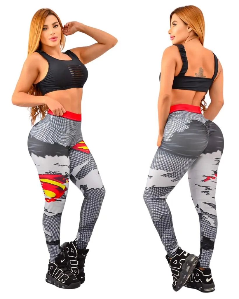 💫SUBLIMATED SUPERGIRL COMIC LEGGINS🔥