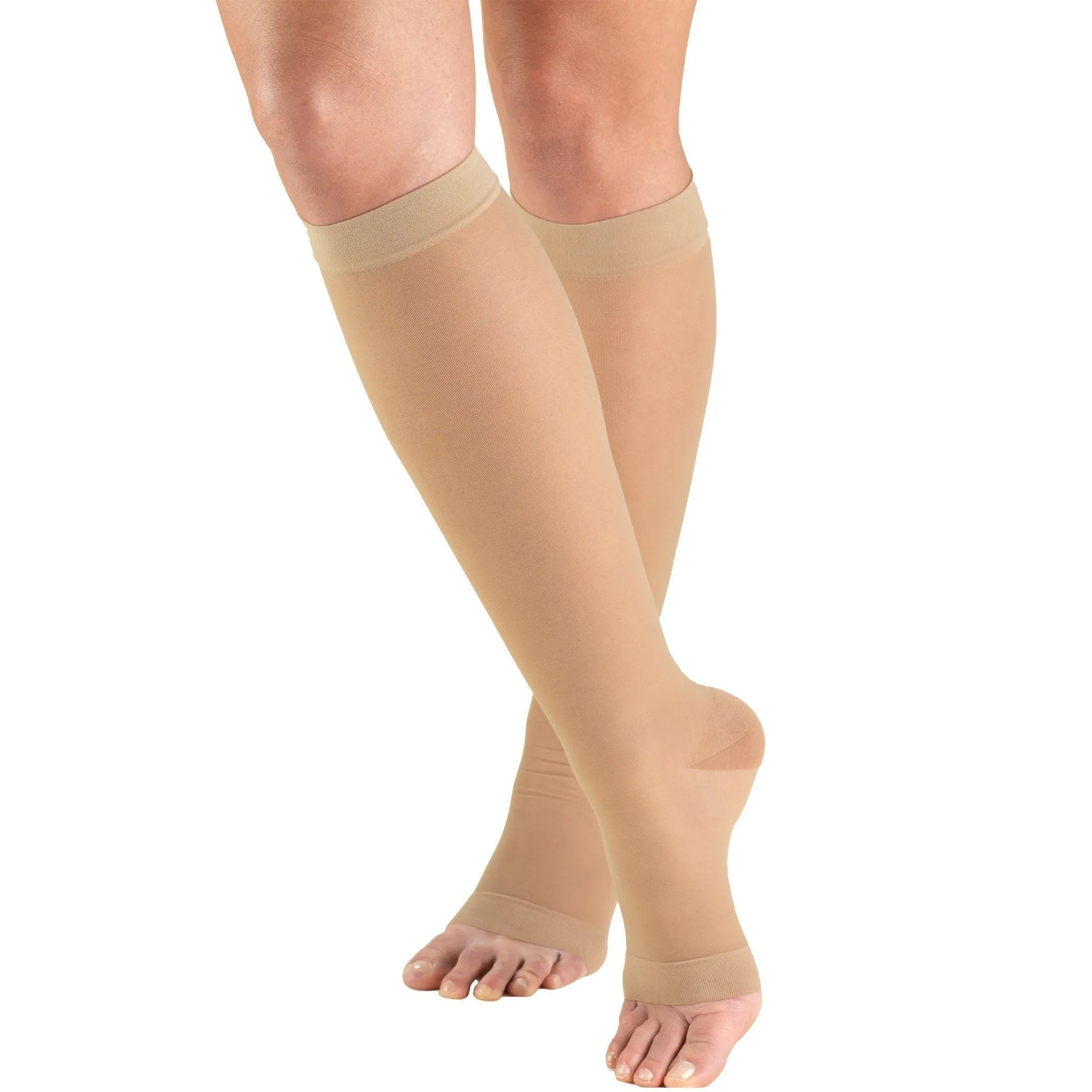 TRUFORM® Lites Women's Knee High 15-20 mmHg, Open Toe