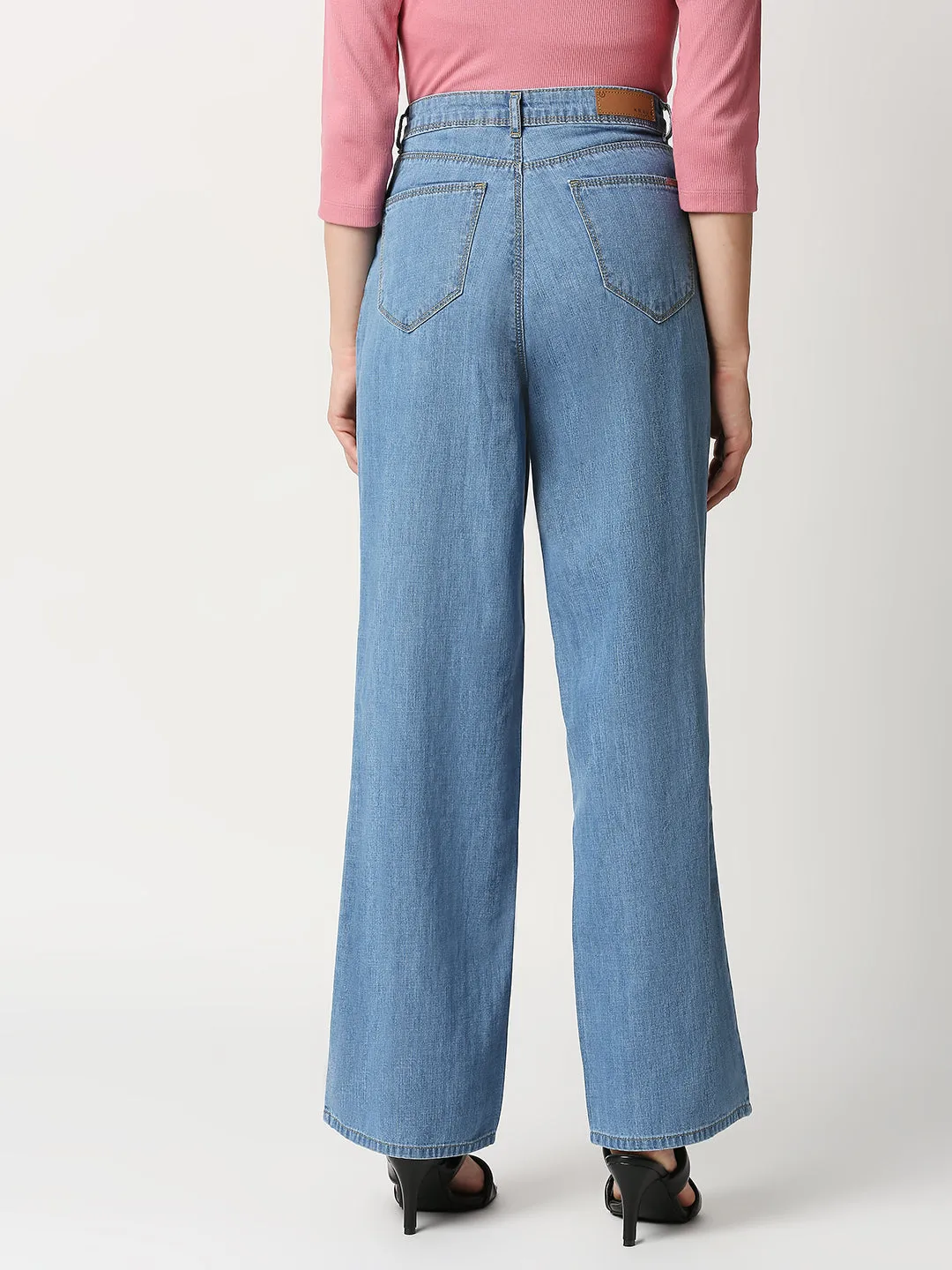 Women High-Rise Wide Leg Jeans