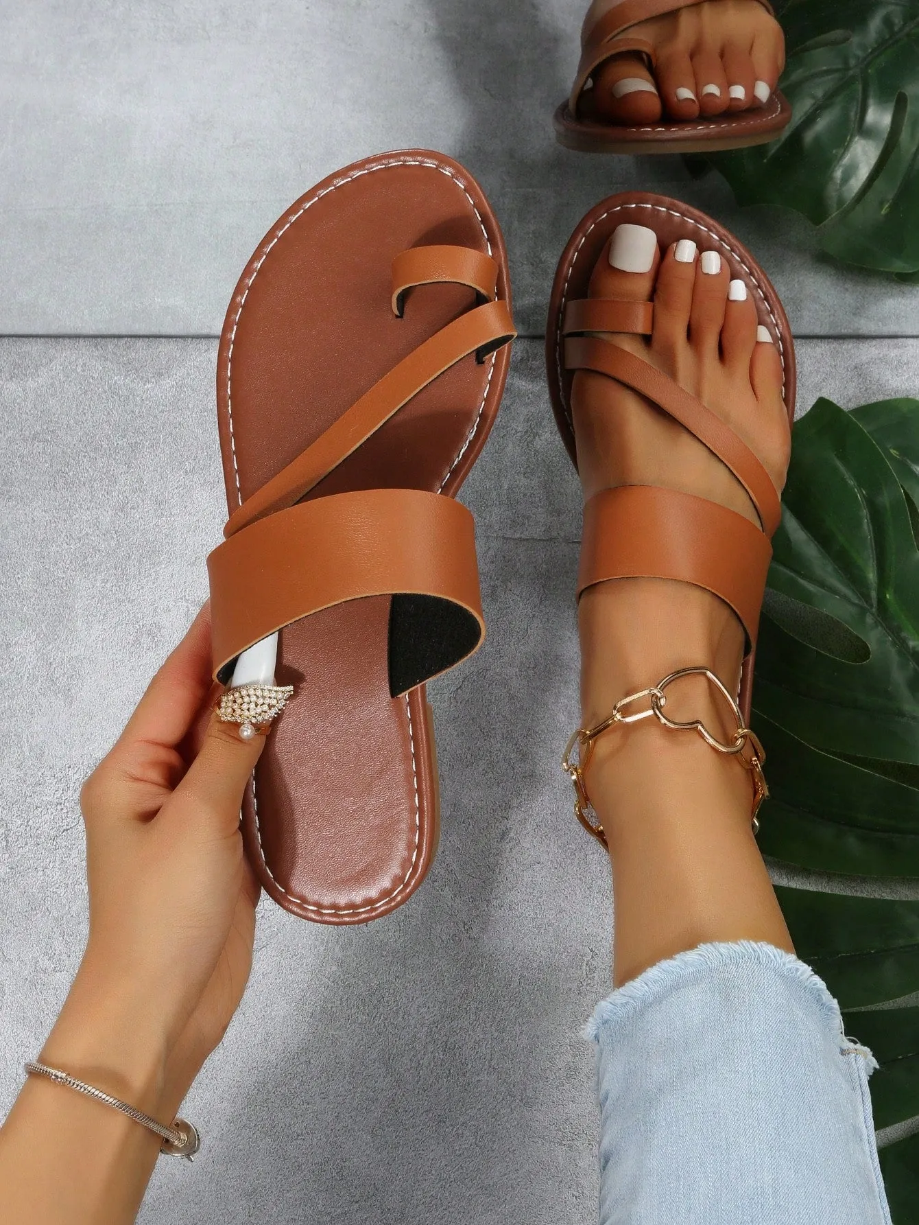 Women's Open Toe Flat Sandals