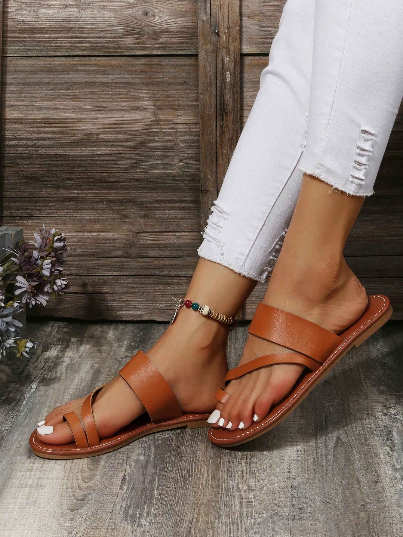 Women's Open Toe Flat Sandals